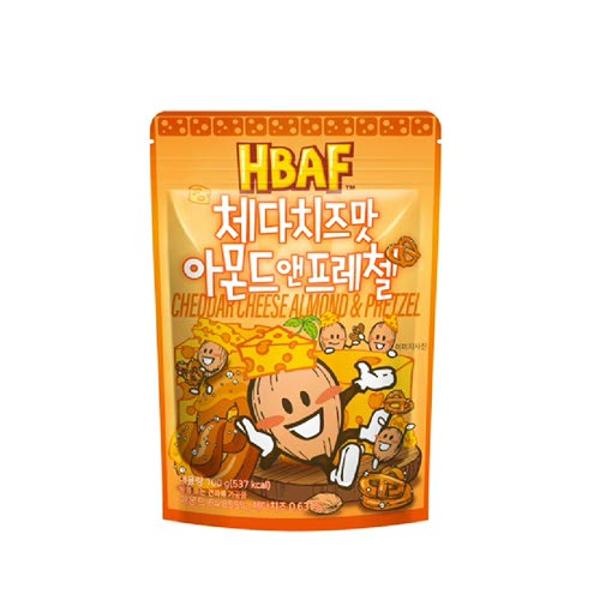 HBAF체다치즈맛아몬드앤프레첼100G