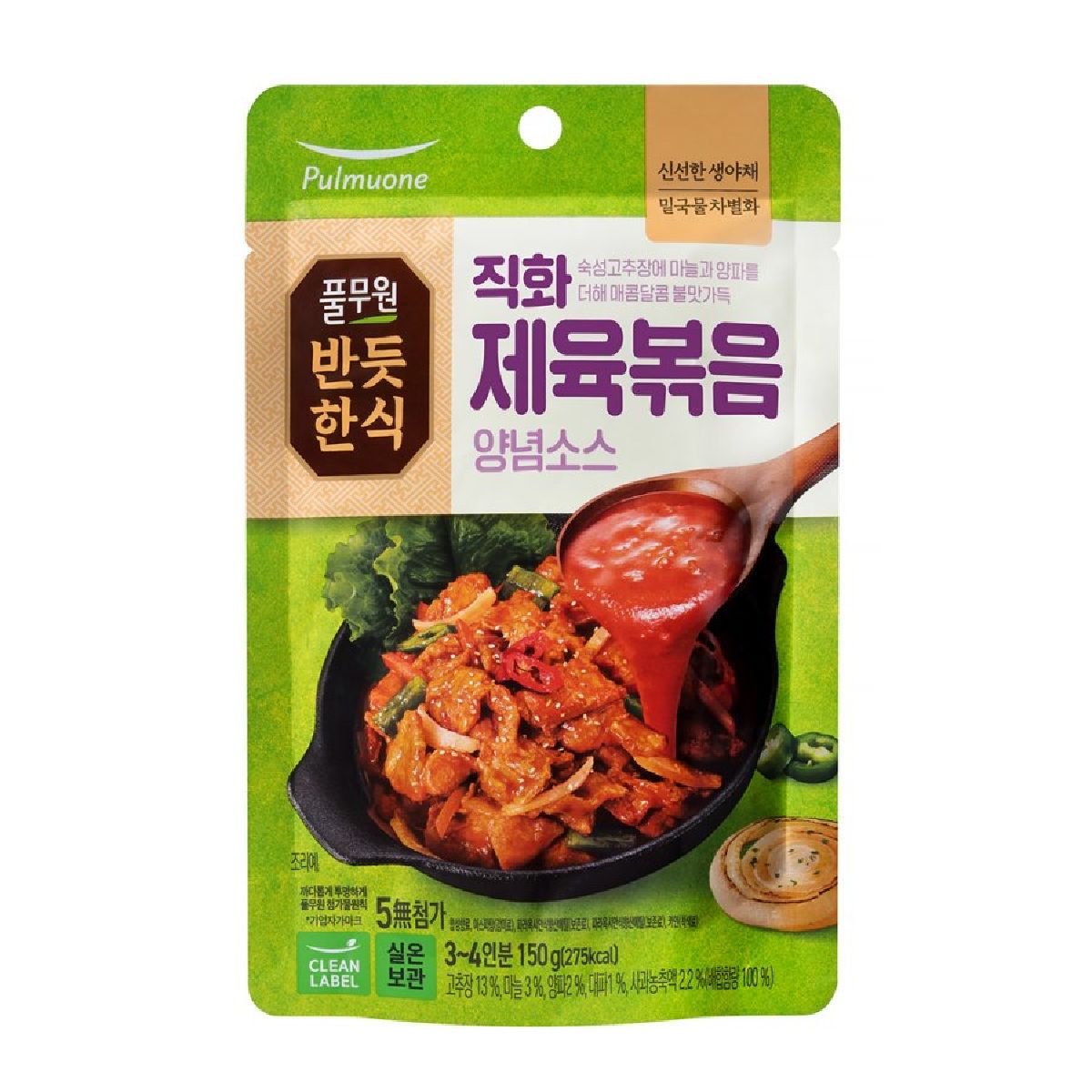 풀무원 반듯한식 직화 제육볶음 양념소스 150G