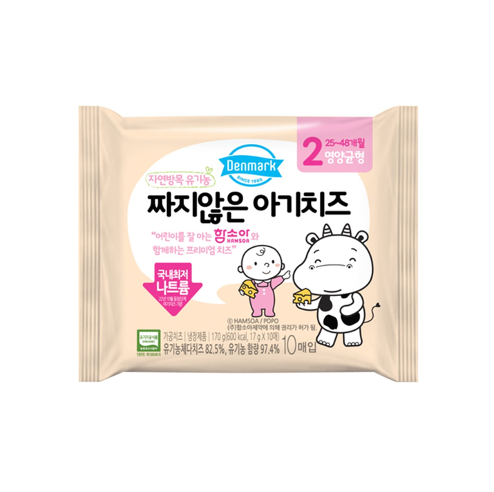 동원)유기농짜지않은아기치즈2단계170g