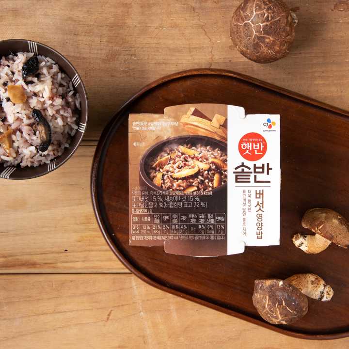 CJ 햇반 솥반 버섯영양밥 200g