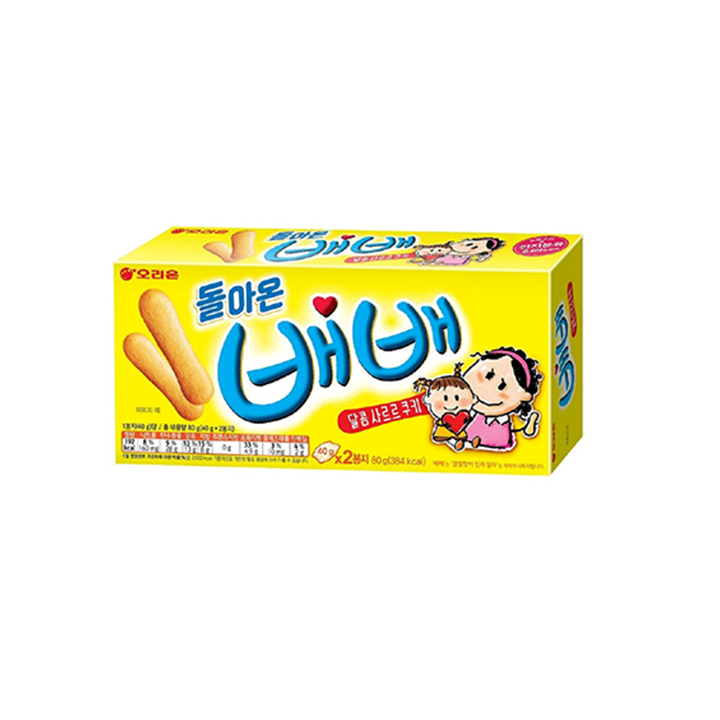 오리온 배배 80g