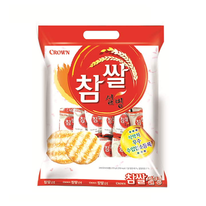 크라운 참쌀설병 270g