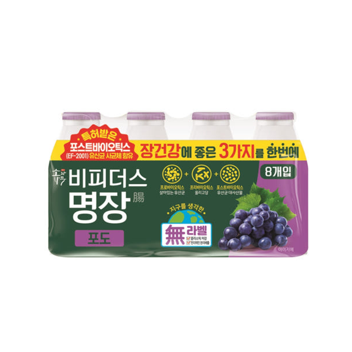 동원 비피더스 명장 포도 125ml*8
