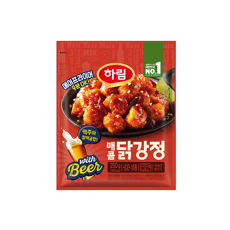 하림)매콤닭강정250G
