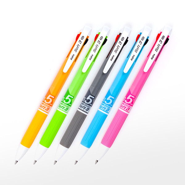 유성펜/소프트/3색/0.5mm/그레이/개/1/code 3235520