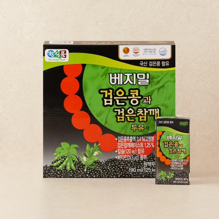 베지밀 검은콩과 검은참깨 190ml*16