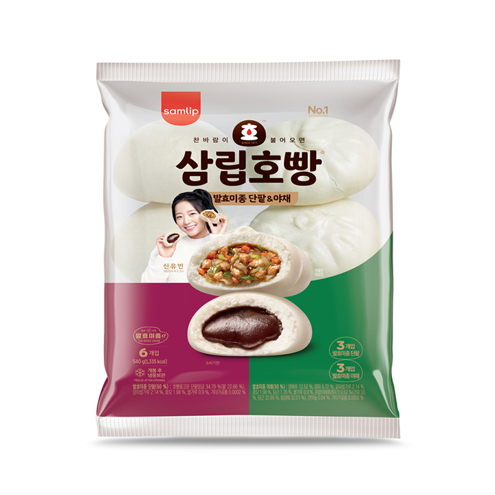 삼립 단팥야채호빵6입540g