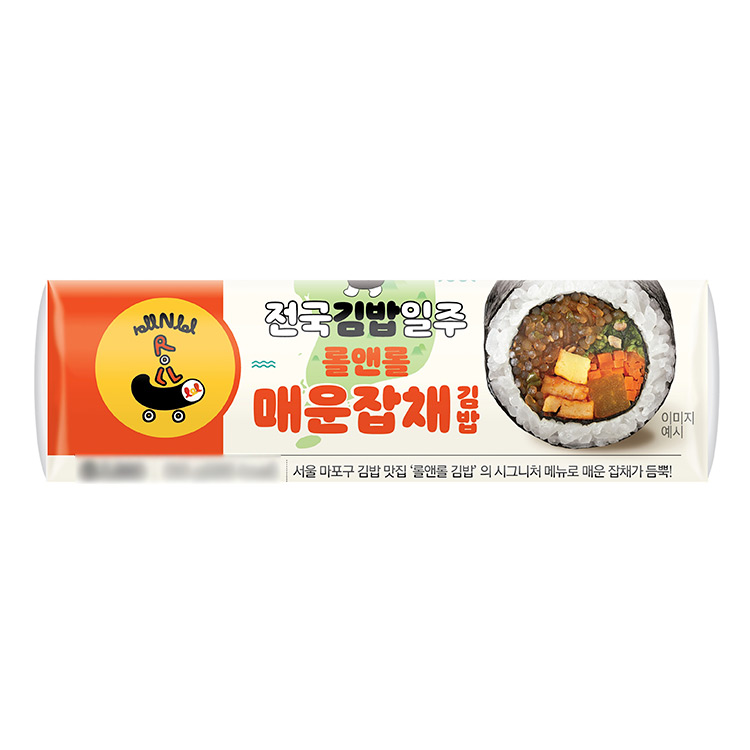 전국김밥일주)매운잡채김밥1편