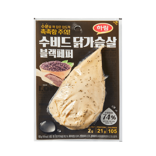 하림 수비드닭가슴살 블랙페퍼 100g