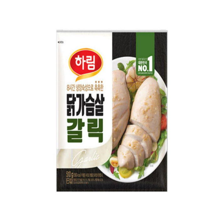 하림)갈릭닭가슴살510g