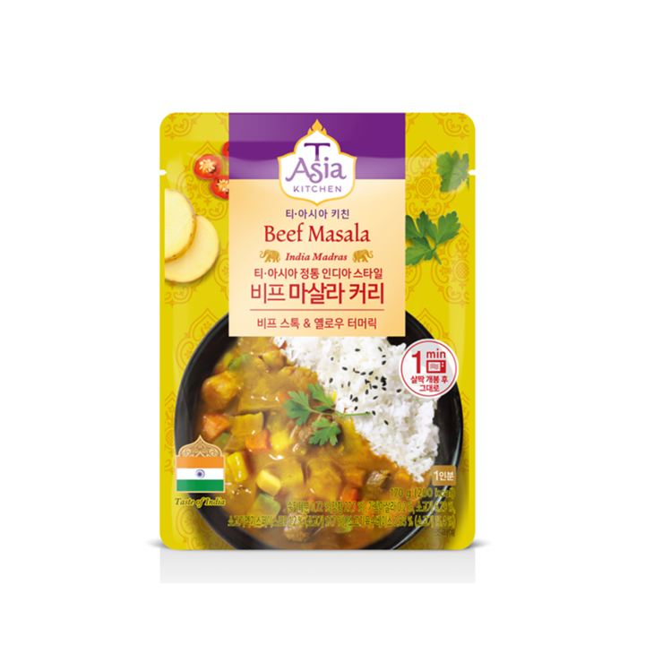 샘표 티아시아 비프 옐로마살라커리 170g