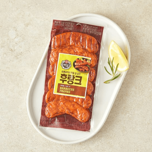 CJ)숯불갈비후랑크120G