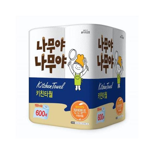 나무야키친타월150매*4롤