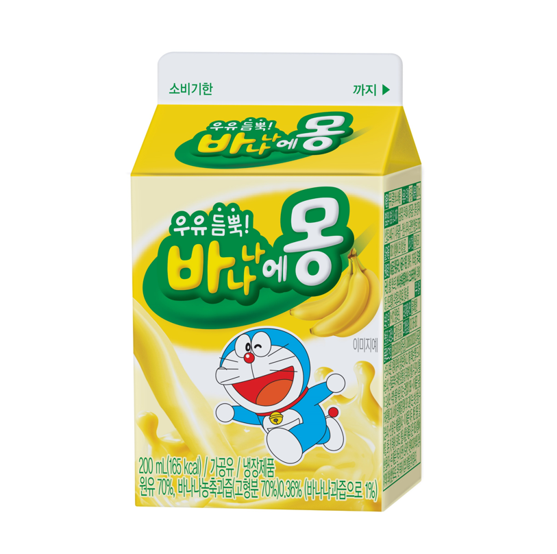 남양)우유듬뿍바나나에몽200ML