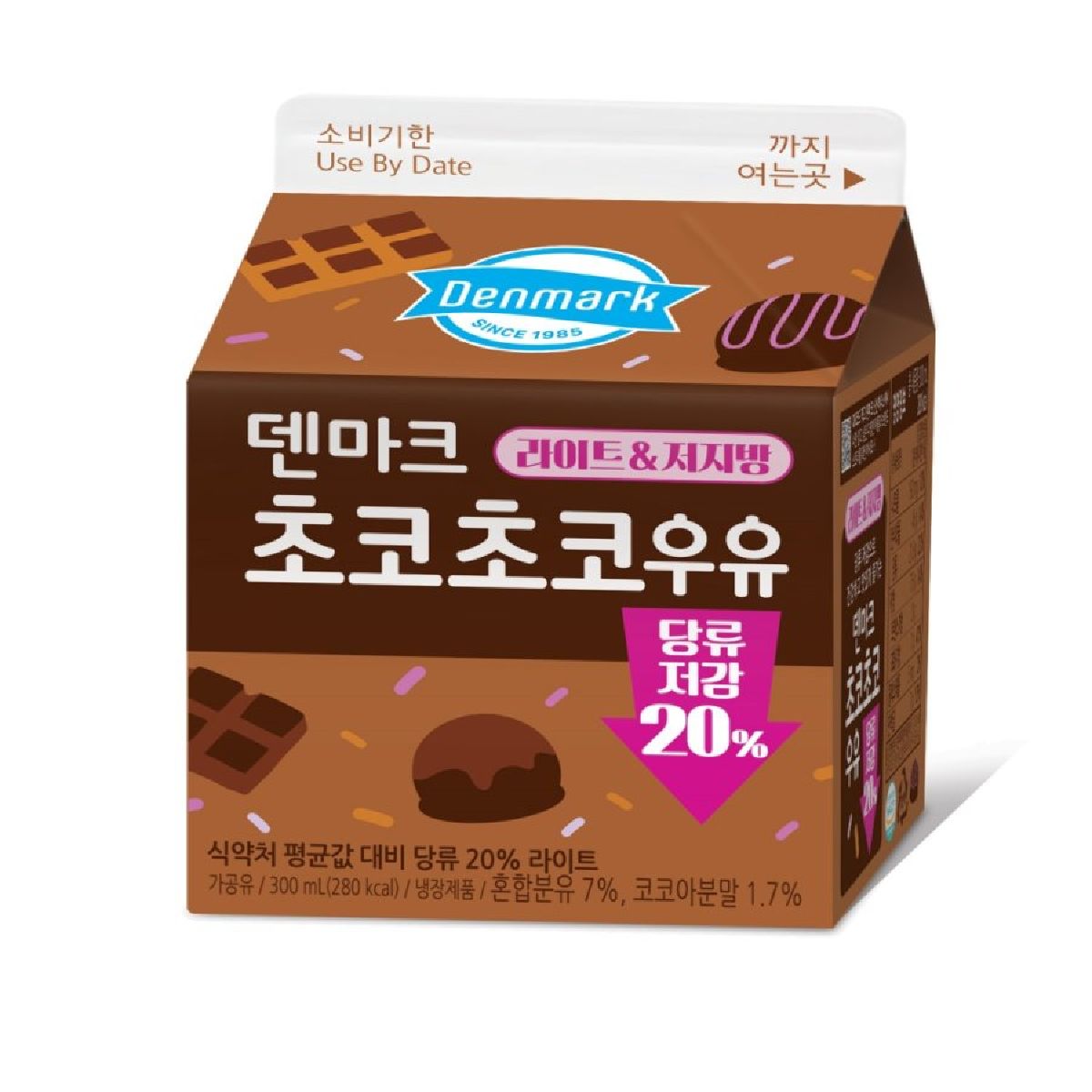 동원덴마크 초코초코 우유 300ML