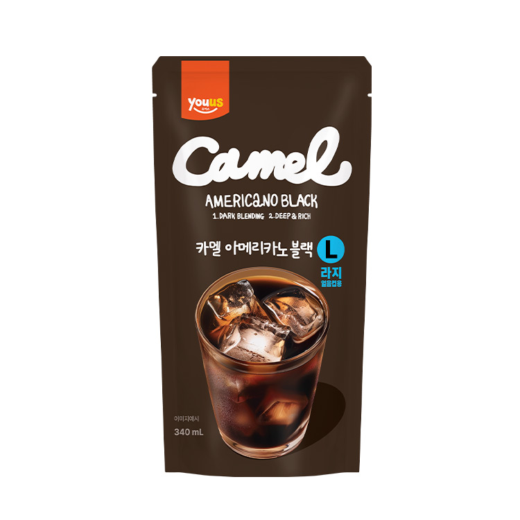 유어스)카멜아메리카노블랙L