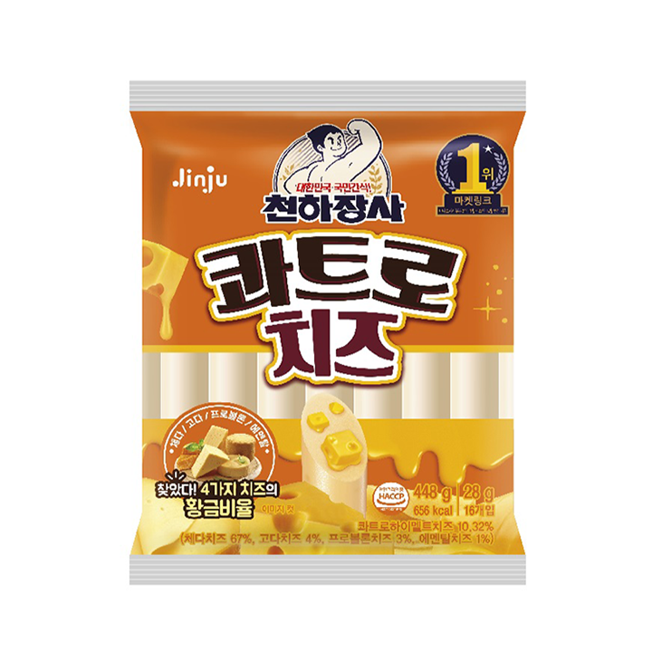 천하장사 콰트로치즈 448g