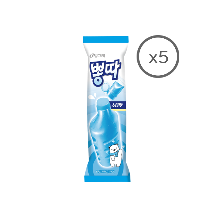 빙그레 뽕따소다 5입 멀티