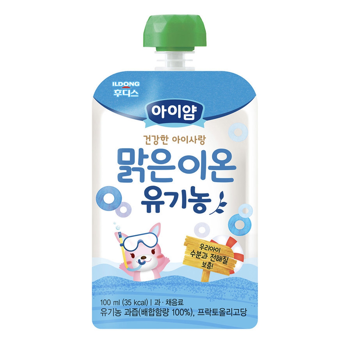 일동후디스 아이얌 건강한 아이사랑 유기농 맑은이온 100ML