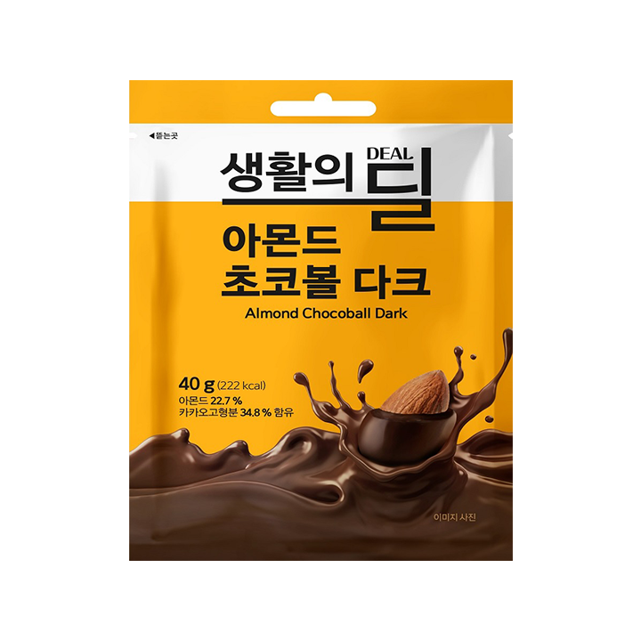 Deal.아몬드초코볼다크40g