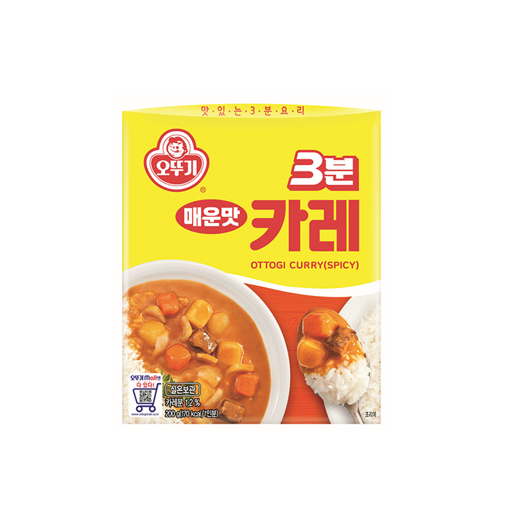 오뚜기 3분카레(매)200g