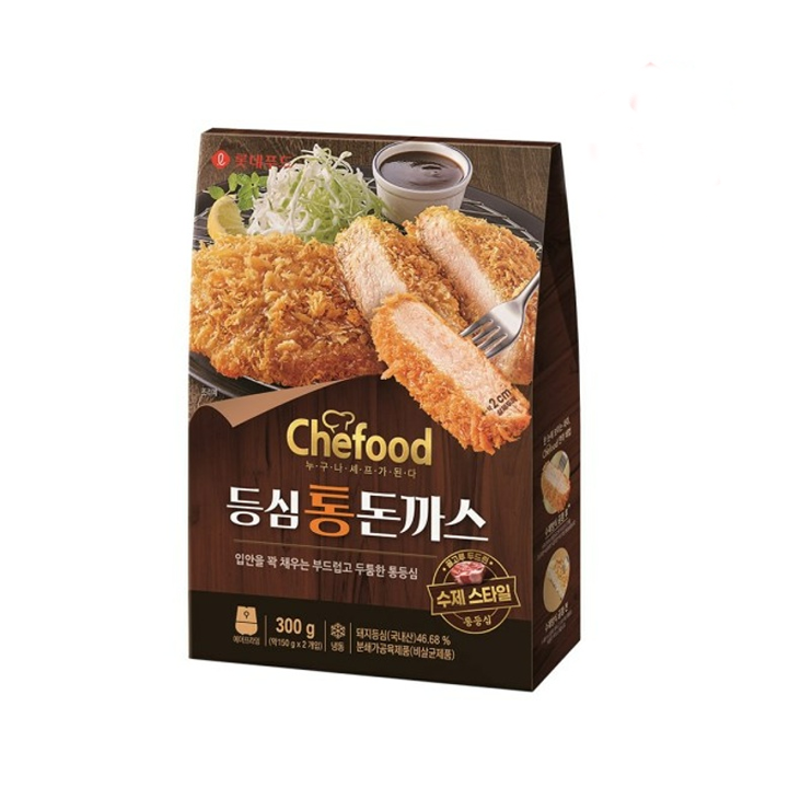 롯데 쉐푸드 등심통돈까스300g
