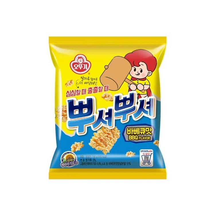 오뚜기)뿌셔뿌셔바베큐맛 90g