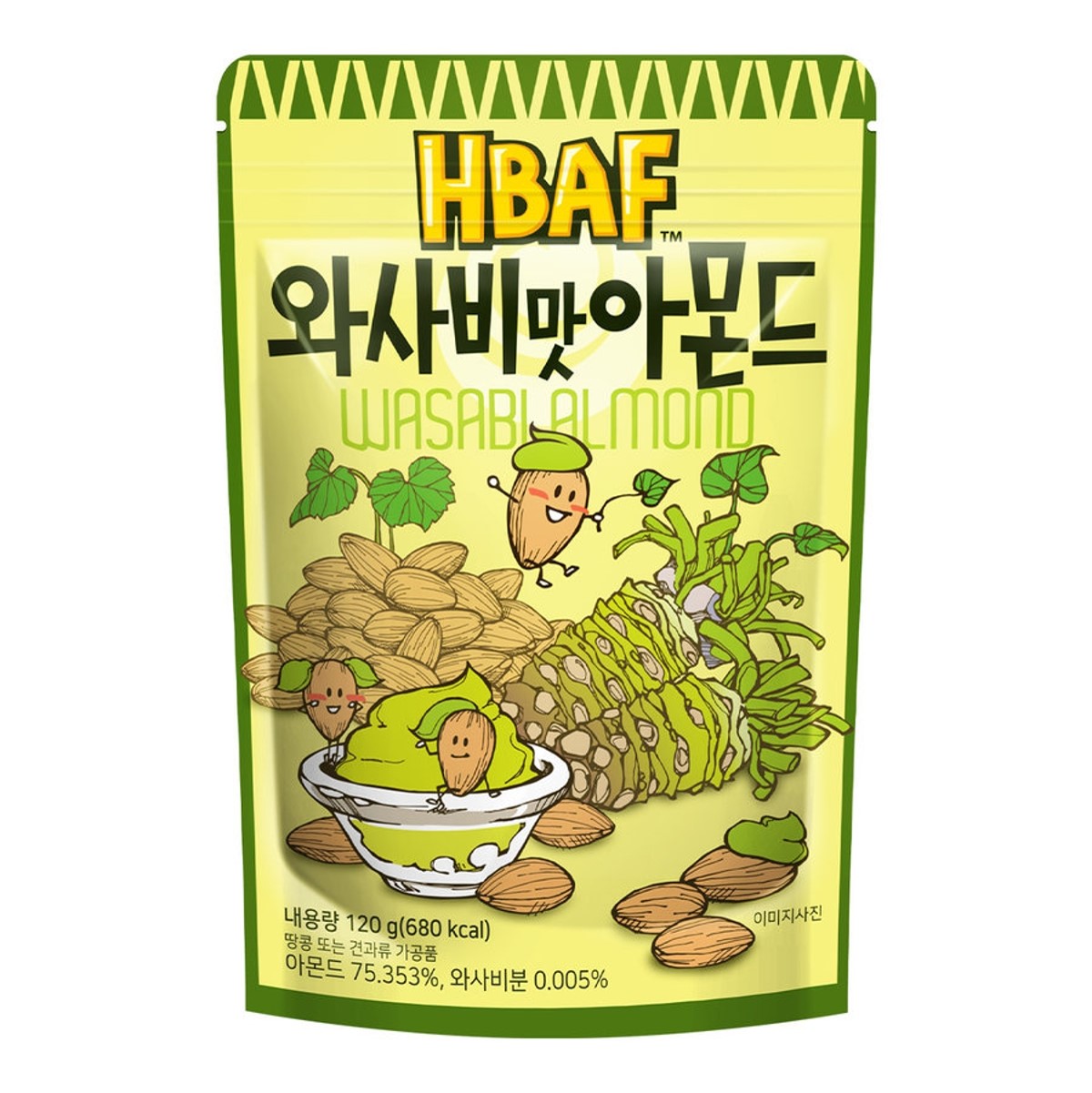 HBAF)와사비맛아몬드120g