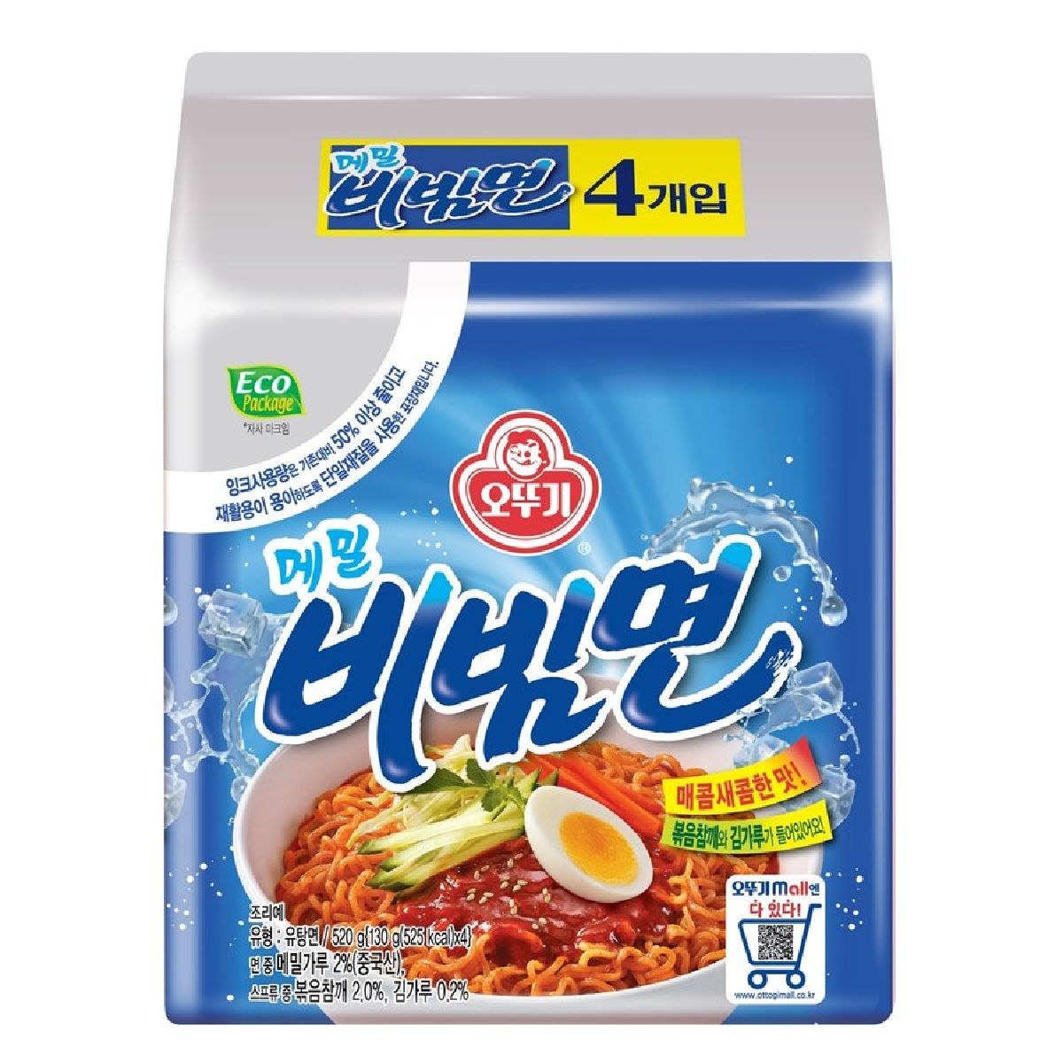 오뚜기 메밀비빔면 130Gx4입