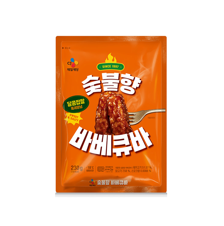 CJ)숯불향바베큐바230G