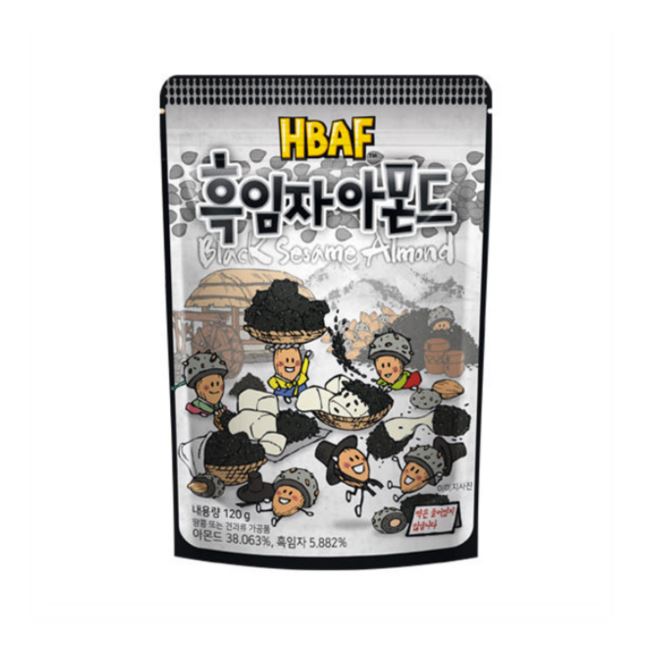 HBAF)흑임자아몬드120g