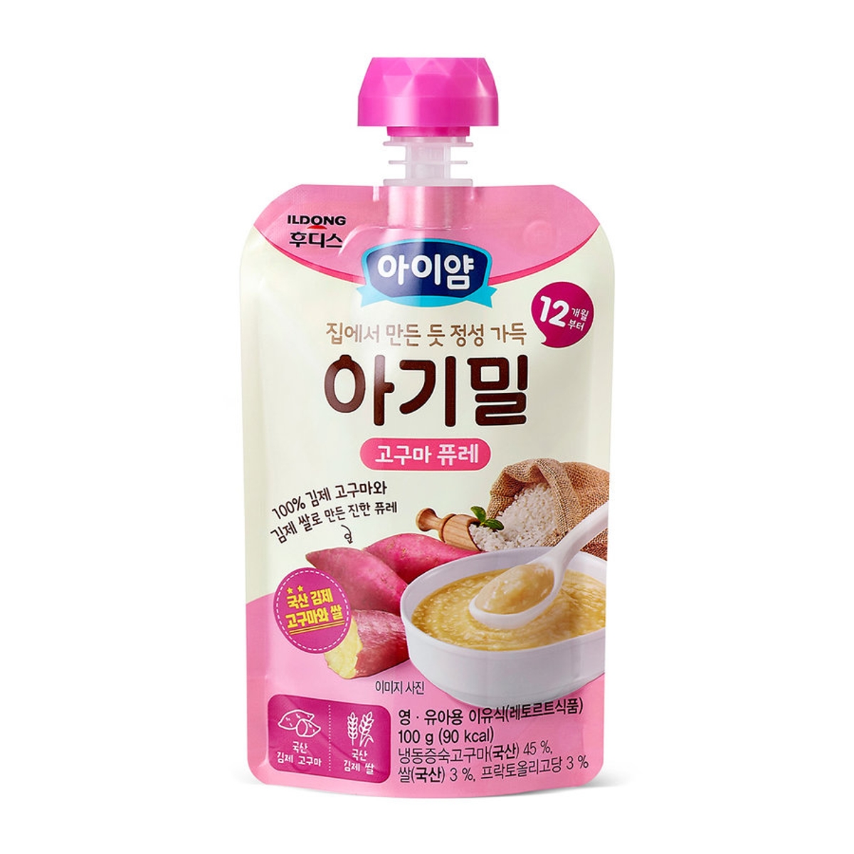 일동후디스 아이얌 고구마퓨레 100G