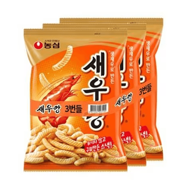농심 새우깡 3번들 246g