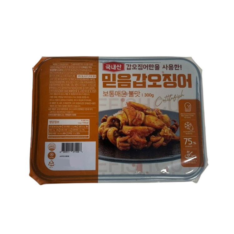국산 갑오징어볶음(300g/팩)