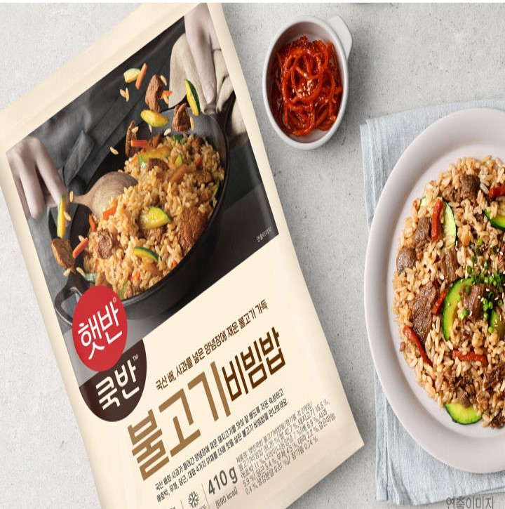 CJ)햇반불고기비빔밥 410g