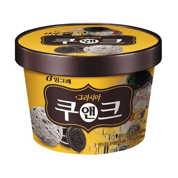 빙그레 그라시아 쿠앤크 750ML