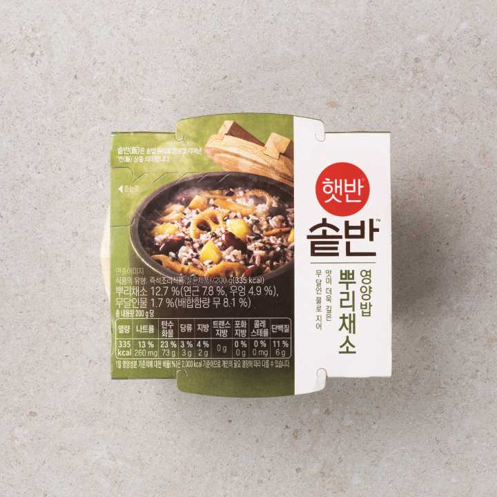 CJ 햇반 솥반 뿌리채소영양밥 200g