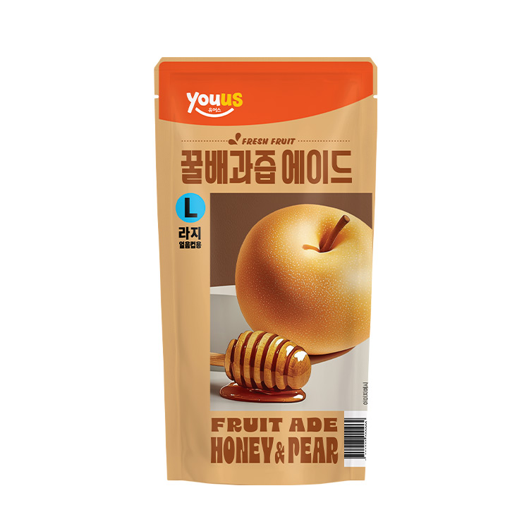 유어스)꿀배과즙에이드L