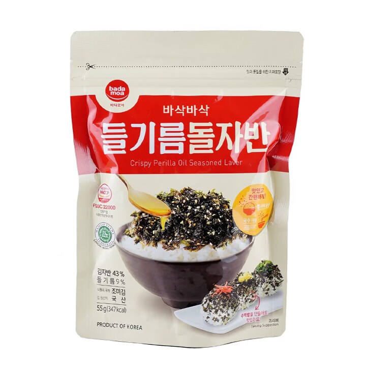 바삭바삭들기름돌자반55g