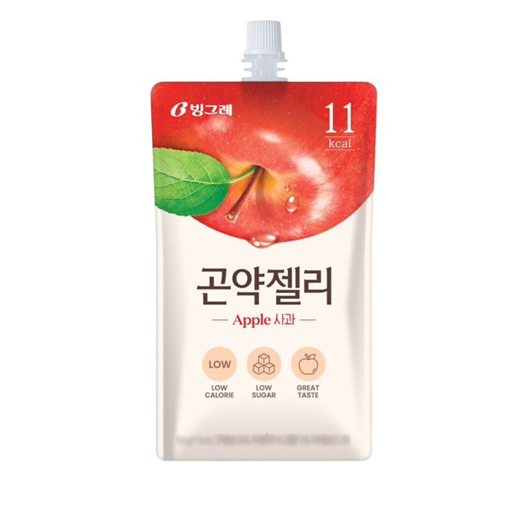 빙그레)곤약젤리사과130ML