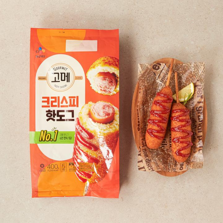 CJ고메크리스피핫도그400g