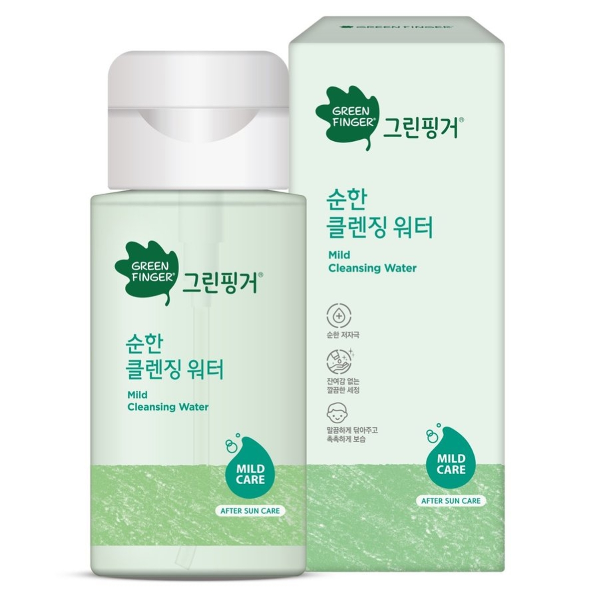 유한킴벌리 그린핑거 순한 클렌징 워터 200ML