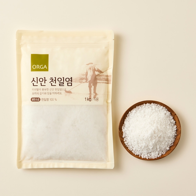 ORGA 숨쉬는 갯벌 천일염 1kg