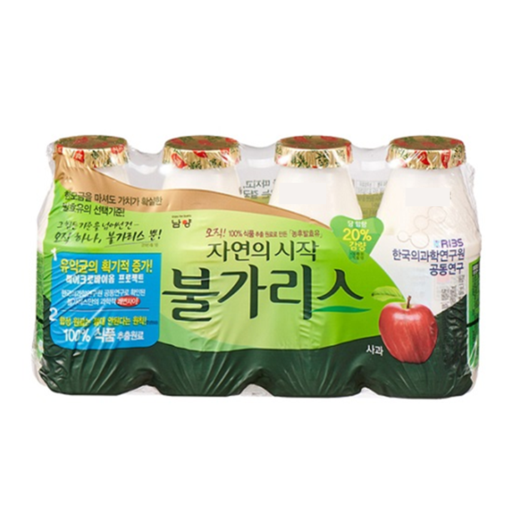 남양 불가리스 사과 150ml*4