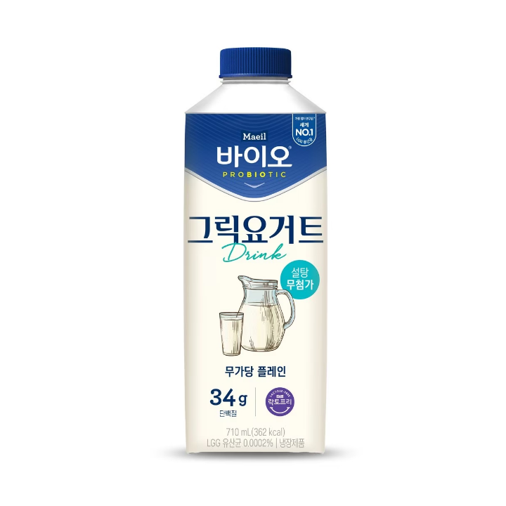 매일 바이오 그릭 드링크 무가당 710ml