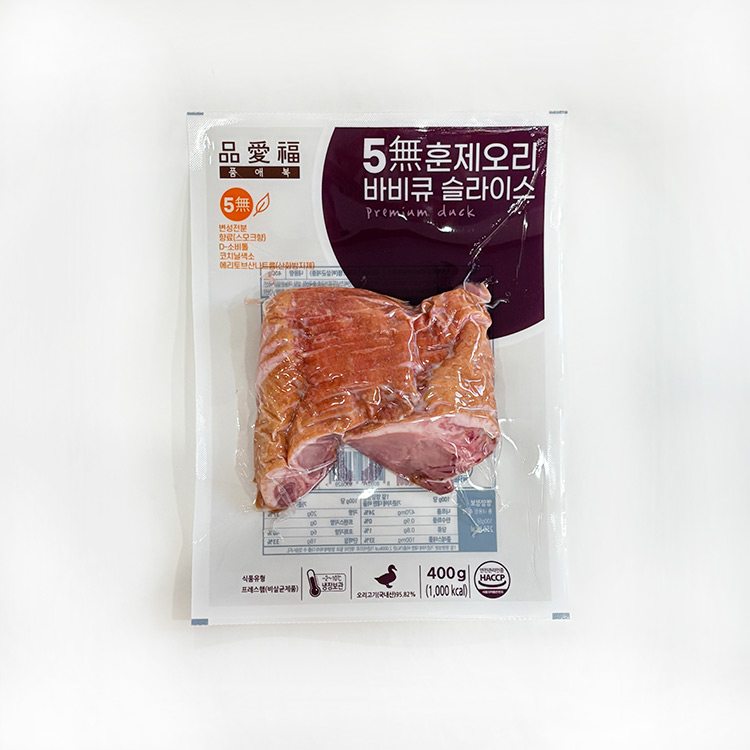 5無 훈제오리슬라이스 400g