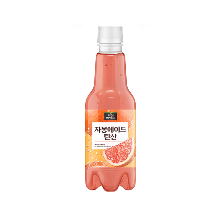 미닛메이드 자몽 탄산 350ml