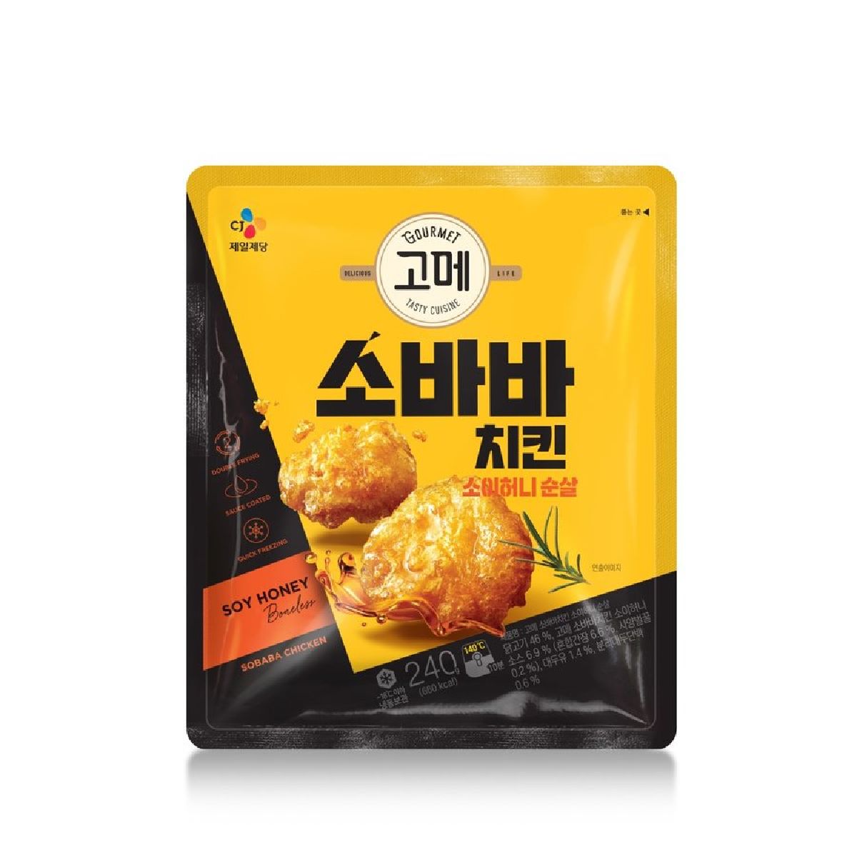 씨제이 고메소바바치킨소이허니순살 240G