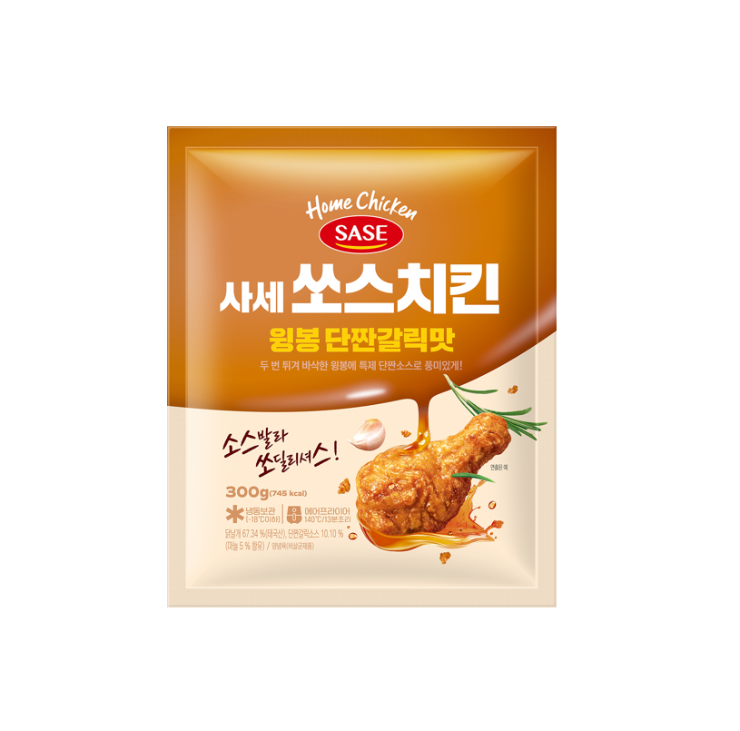 사세)쏘스치킨윙봉단짠갈릭맛300g