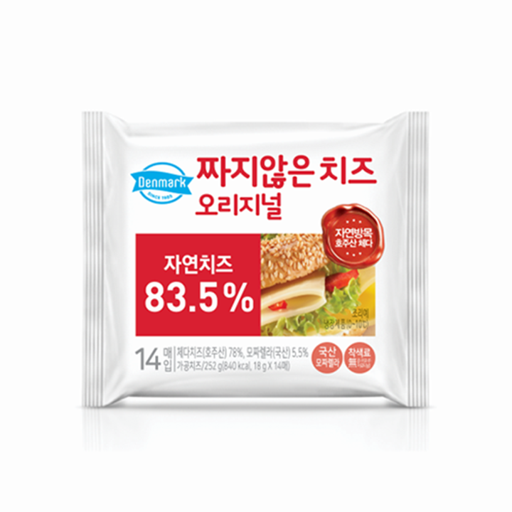 동원 짜지않은치즈252g